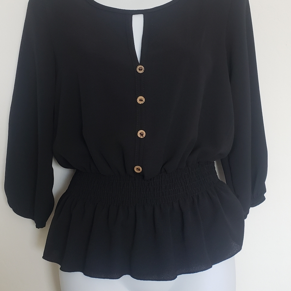 Long Sleeve Button Top